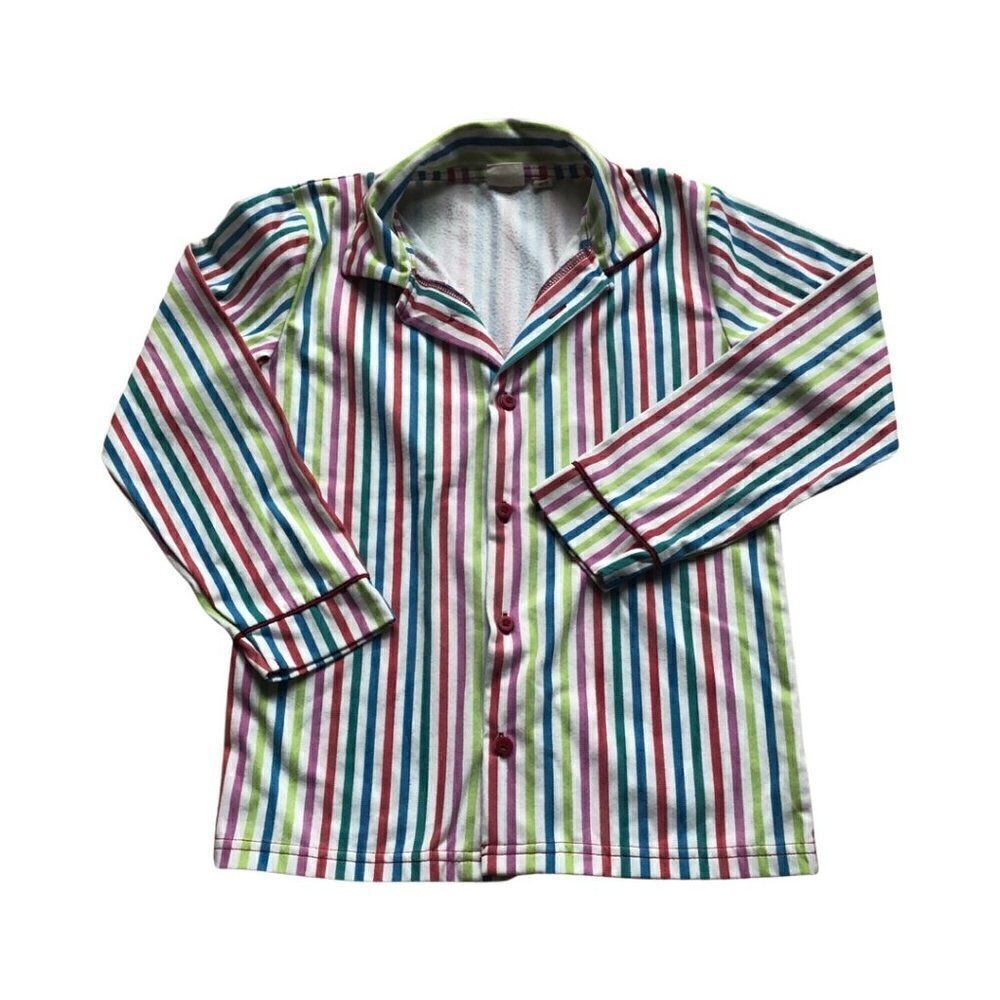 Outdoor Kids Holiday Striped Pajama Set